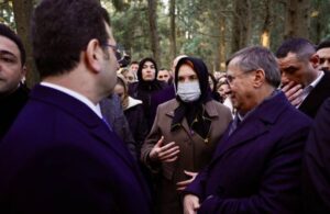 Ekrem İmamoğlu Meral Akşener'in ablasının cenazesine katıldı