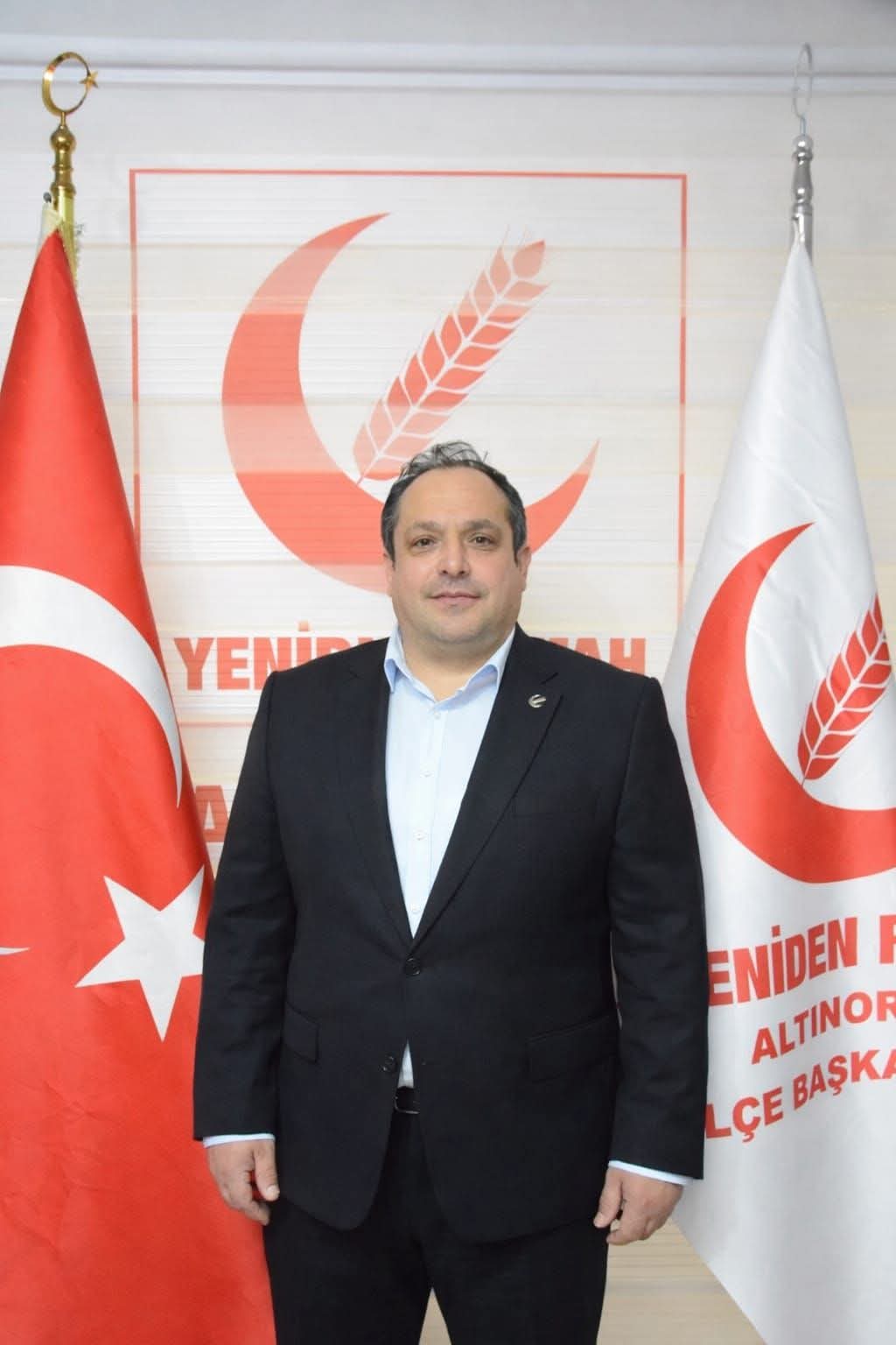 YRP İLÇE BAŞKANI AHMET YILMAZ, 