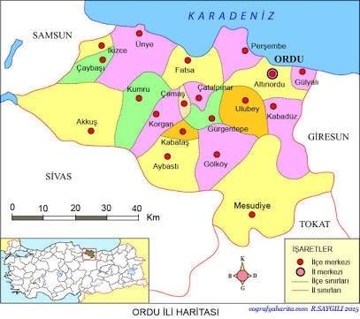 ORDU İLÇELERİ KORANAVİRÜS RAKAMLARI AÇIKLANDI