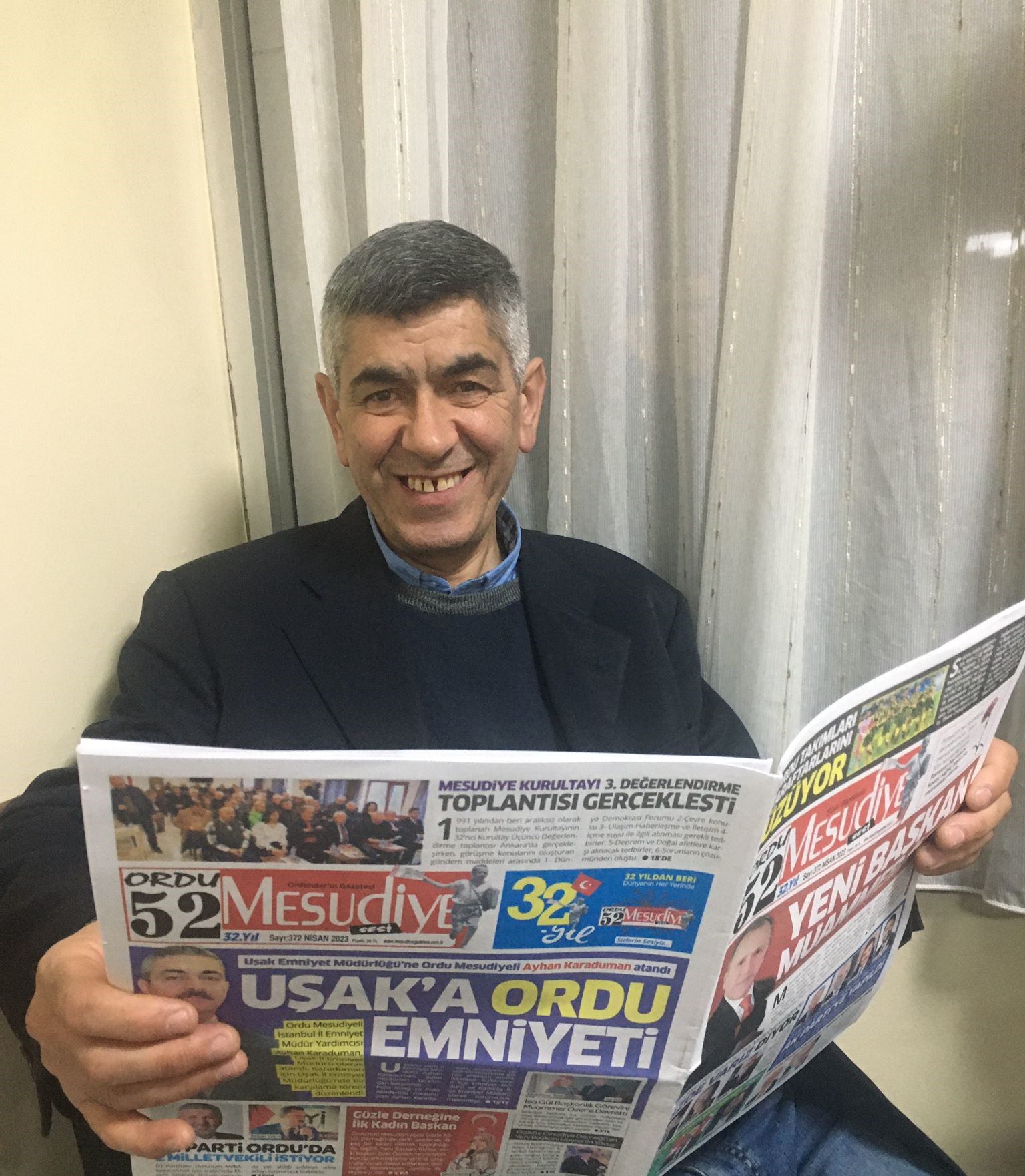 BAŞKAN AYHAN AKTAŞ, "MESUDİYE GAZETESİ İLÇEMİZİN MARKASIDIR"