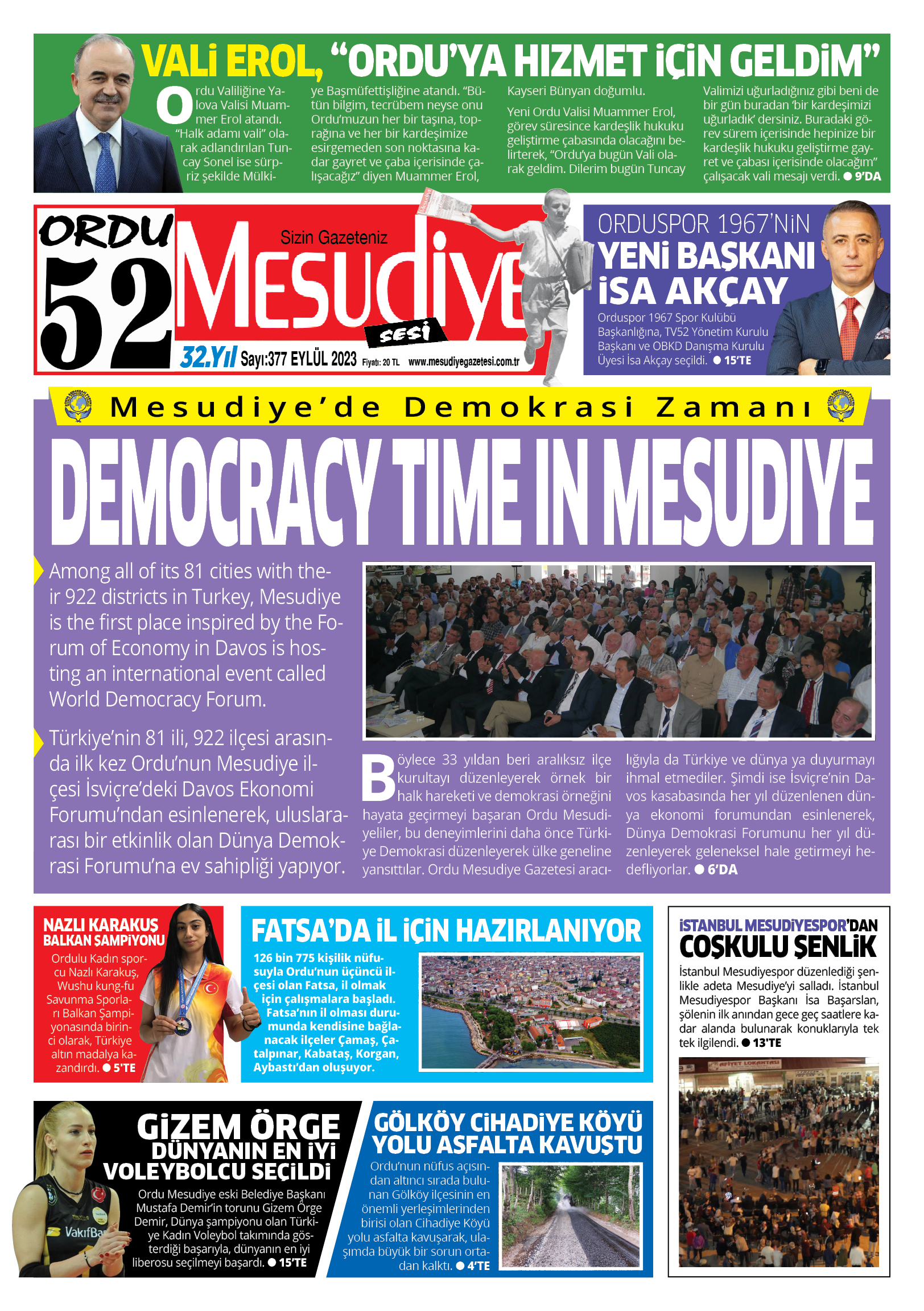 DEMOCRACY TIME IN MESUDIYE