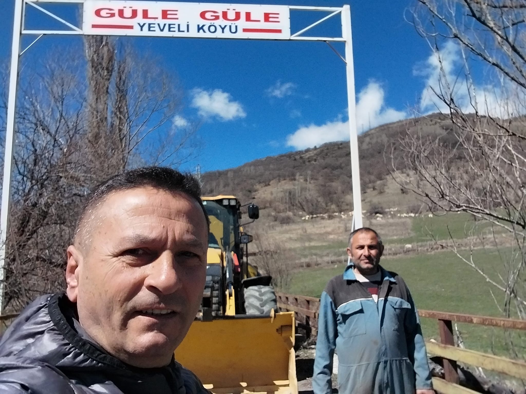 Yeveli Köyü tabelası yenilendi