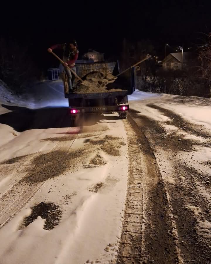 MESUDİYE İLÇESİ YENİDEN BEYAZA BÜRÜNDÜ