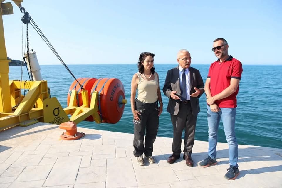 DENİZDEN ELEKTRİK ÜRETİMİ İLK KEZ ORDU'DA BAŞLADI DENİZDEN ELEKTRİK ÜRETİMİ İLK KEZ ORDU'DA BAŞLADI