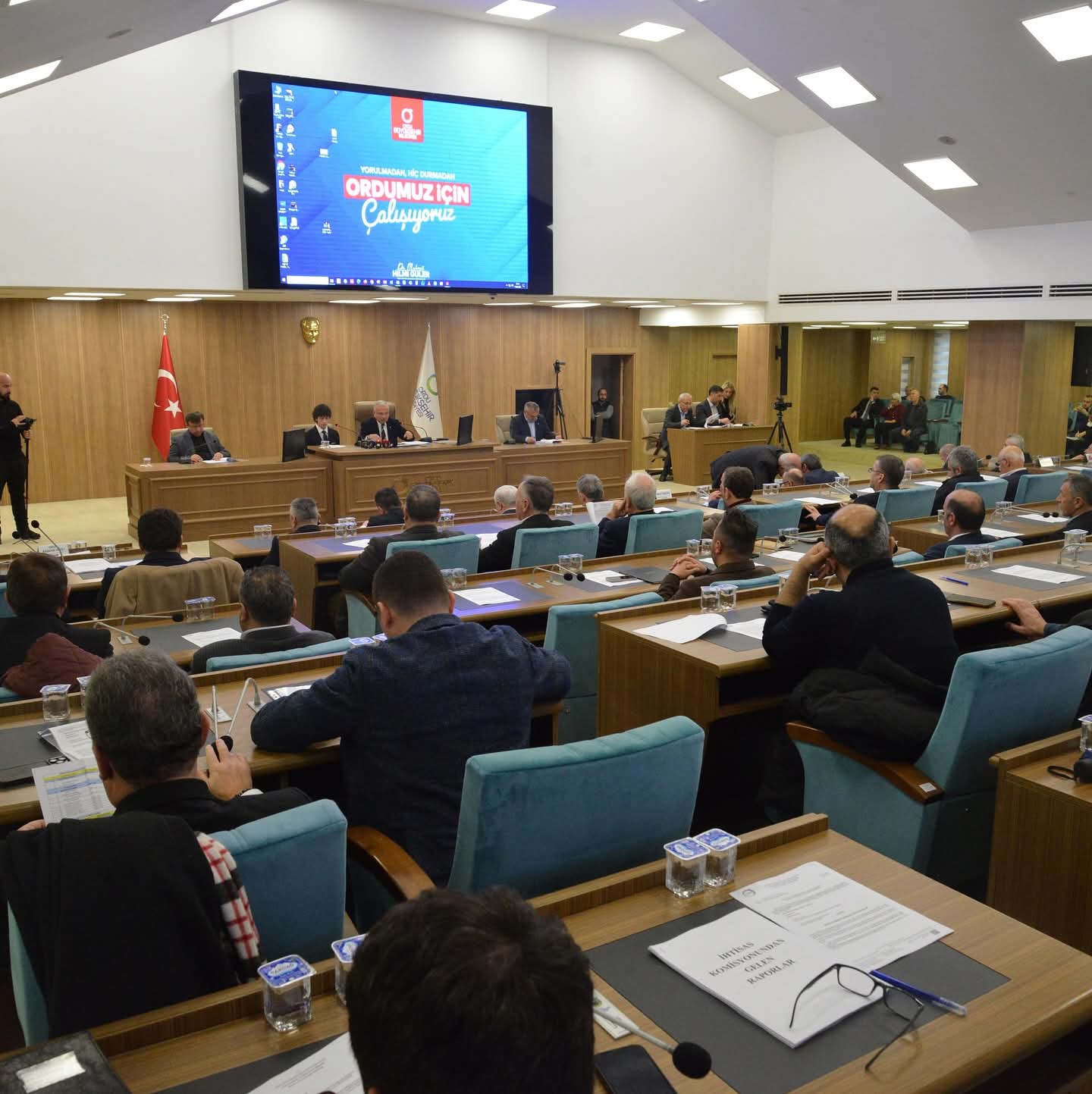 BAŞKAN CENGİZ KOÇYİĞİT OBB OCAK AYI MECLİS TOPLANTISINDA