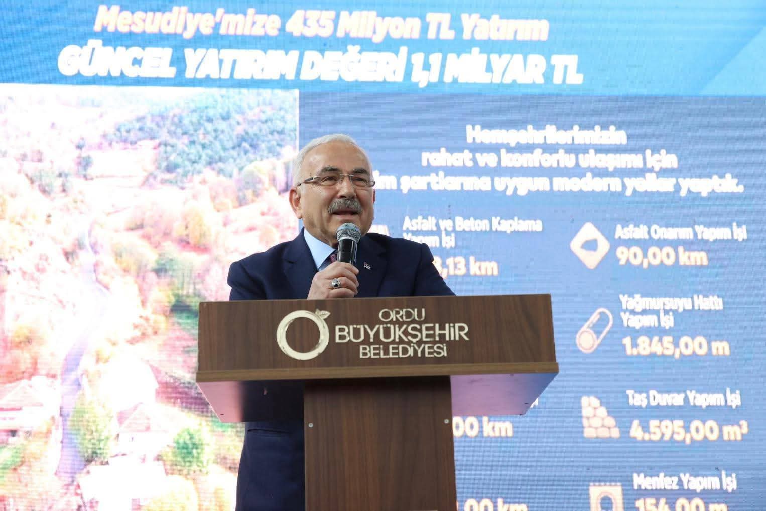 OBB BAŞKANI GÜLER: “MESUDİYE’YE ÖZEL İLGİ GÖSTERİYORUZ”